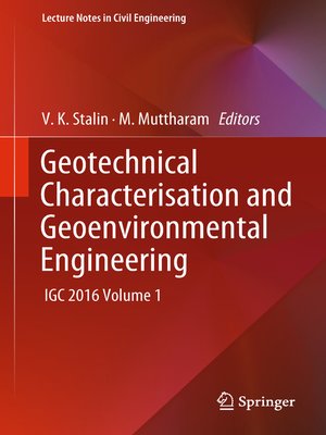 cover image of Geotechnical Characterisation and Geoenvironmental Engineering
